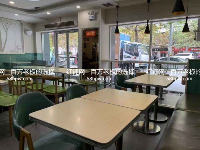 未央区矿山路100平火爆餐饮店 可空转